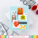 Waffle Flower Die Set - Postage Collage, 421382