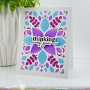 Waffle Flower Stencil - Winter Floral, 421755