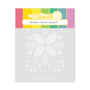 Waffle Flower Stencil - Winter Floral, 421755