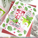 Waffle Flower Stamp Set - Postage Collage North Pole, 421767