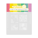 Waffle Flower Stencil - Postage Collage Spooktacular, 421832