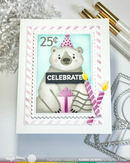 Waffle Flower Stencil - Nesting Postage Collage Blocks, 421910