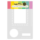 Waffle Flower Stencil - Nesting Postage Collage Blocks, 421910