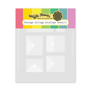 Waffle Flower Stencil - Postage Collage Envelope, 421985