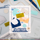 Waffle Flower Die Set - Postage Collage Mini Seals, 422003