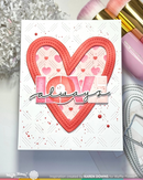 Waffle Flower Die-n-Stencil - Overlapping Love, 422105