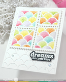 Waffle Flower Panel Die - Jolly Wave, 422115
