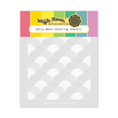 Waffle Flower Coloring Stencil - Jolly Wave, 422116