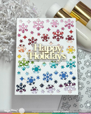 Waffle Flower Die Set - Snowflake Background, 422286