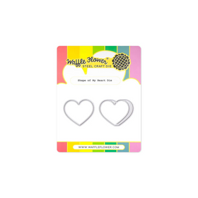 Waffle Flower Die Set - Shape of My Heart, 422322