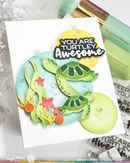 Waffle Flower Texture Die - Happy Circles, 422336