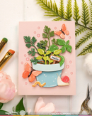 Waffle Flower Die Set - Postage Collage Garden Critters, 422344