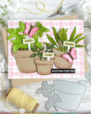Waffle Flower Die Set - Postage Collage Garden Critters, 422344