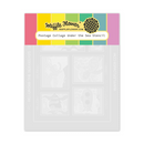 Waffle Flower Stencil - Postage Collage Under the Sea, 422421