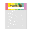 Waffle Flower Stencil - Happy Bubbles, 422423