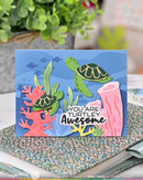 Waffle Flower Die Set - Happy Turtles, 422424