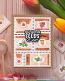 Waffle Flower Die Set - Postage Collage Seeds Details, 422474