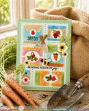 Waffle Flower Die Set - Postage Collage Seeds Details, 422474