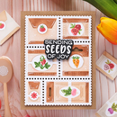 Waffle Flower Stencil - Postage Collage Seeds, 422475
