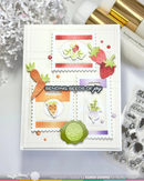 Waffle Flower Die Set - Postage Collage Seeds Details, 422478