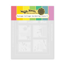 Waffle Flower Stencil - Postage Collage Gardening, 422483
