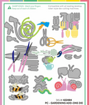 Waffle Flower Die Set - Postage Collage Gardening Add-ons, 422484