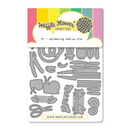 Waffle Flower Die Set - Postage Collage Gardening Add-ons, 422484