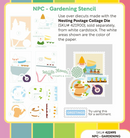 Waffle Flower Stencil - NPC Gardening, 422495