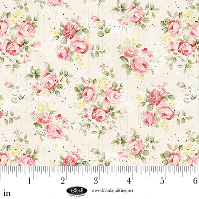 Blank Quilting Parisian Snippets - Ecru, 4290-41.1/2 cut in 1/2yd increments Frank Garcia