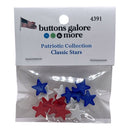 Buttons Galore & More - Buttons 15Pc - Classic Stars, 4391