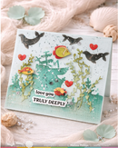 Waffle Flower Stencil - Seafloor Silhouettes, 442453