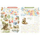 Graphic 45 - Hip Hip Hooray - Rub-0n Transfers, 4502994