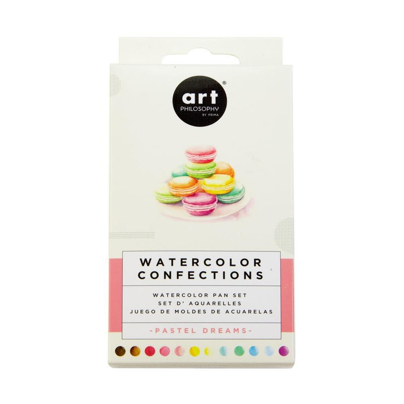 Prima Watercolor Confections Watercolor Pans 12pc - Pastel Dreams, 590253