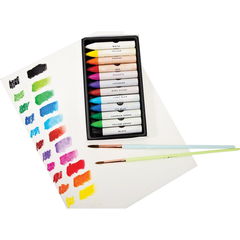 Prima Art Philosophy Water Soluble Oil Pastels 12Pc - Basics, 631925