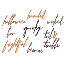 9/01 - Sizzix Thinlits Die Set - Classic Halloween Handwriting, 660958 Tim Holtz