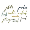 Sizzix Thinlits Die Set - Handwritten Vacation, 661286 by Tim Holtz