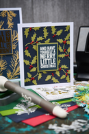 Sizzix Thinlits Die Set  - Mini Holiday Greens, 661597 by: Tim Holtz