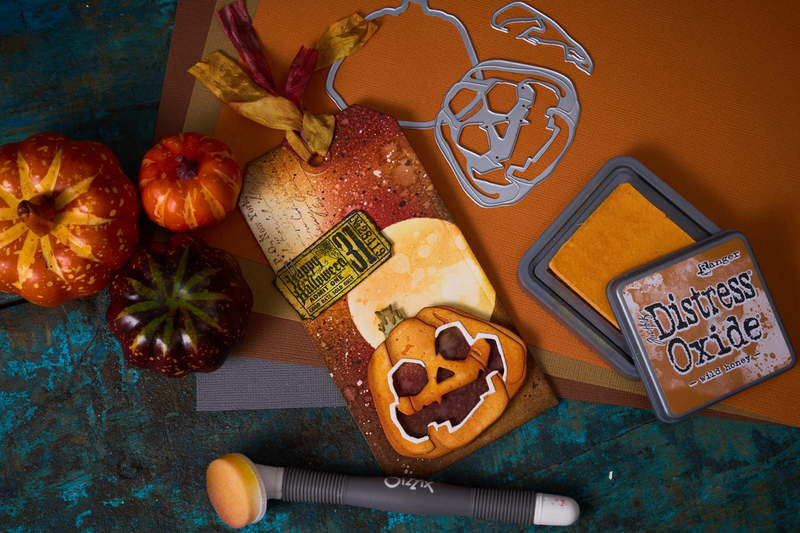 ETA Mid-October - Sizzix Thinlits Die Set  - Jack-O-Lantern, 662373 by: Tim Holtz