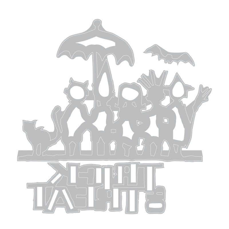 Sizzix Thinlits Die Set  - Trick-Or-Treat, 662384 by: Tim Holtz