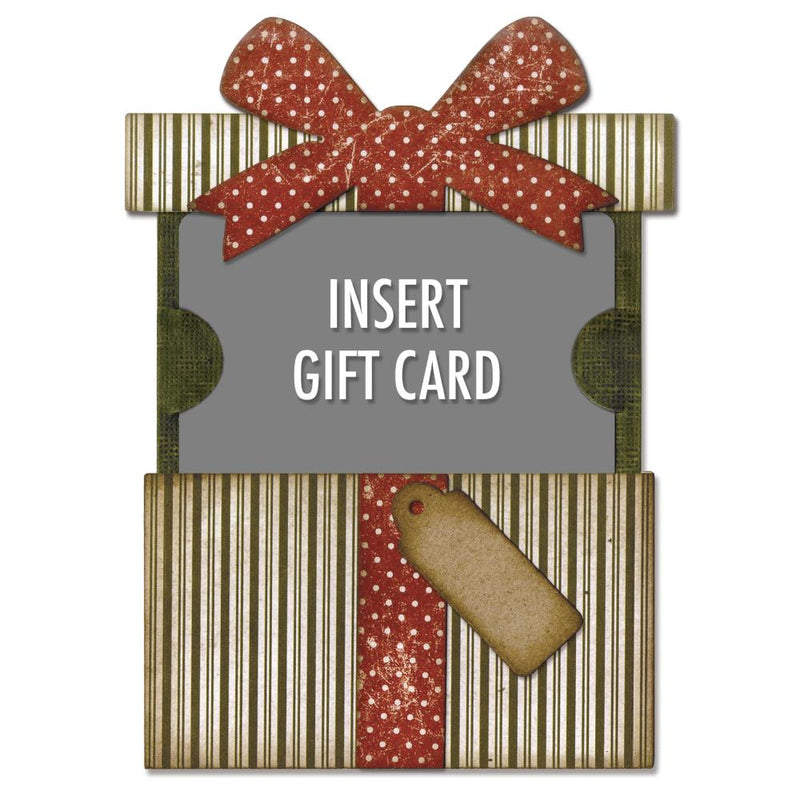 Coming Soon - Sizzix Thinlits Die Set  - Gift Card Package, 662417 by: Tim Holtz