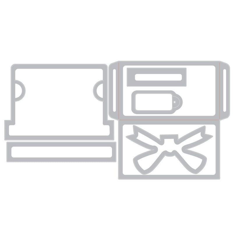 Coming Soon - Sizzix Thinlits Die Set  - Gift Card Package, 662417 by: Tim Holtz