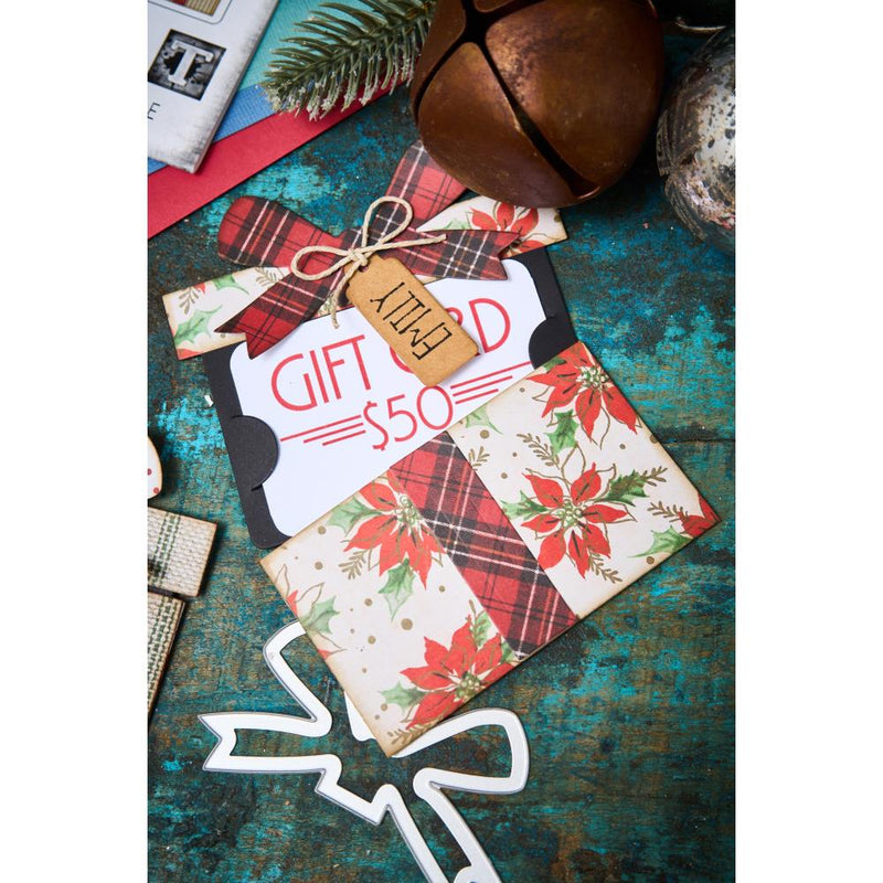 Coming Soon - Sizzix Thinlits Die Set  - Gift Card Package, 662417 by: Tim Holtz