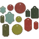 Sizzix Thinlits Die Set - Gift Tags, 662423 by: Tim Holtz
