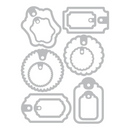 Sizzix Thinlits Die Set - Gift Tags, 662423 by: Tim Holtz