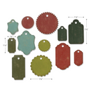 Sizzix Thinlits Die Set - Gift Tags, 662423 by: Tim Holtz