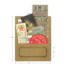 Sizzix Thinlits Die Set - Stitched Slots, 662697 by: Tim Holtz