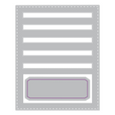 Sizzix Thinlits Die Set - Stitched Slots, 662697 by: Tim Holtz