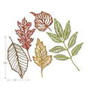 Sizzix Thinlits Die Set - Skeleton Leaves, 663094 by: Tim Holtz