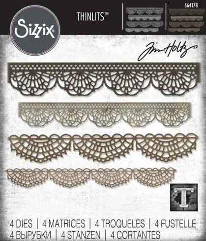 Sizzix Thinlits Die Set - Crochet, 664178 by: Tim Holtz