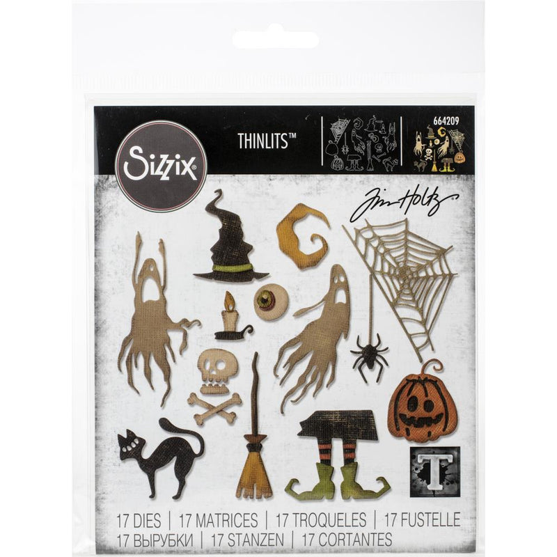 Sizzix Thinlits Dies - Frightful Things, 664209 by Tim Holtz
